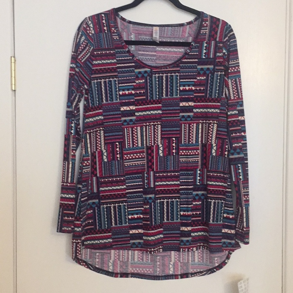 S LuLaRoe Lynnae Shirt‎ E01 1834